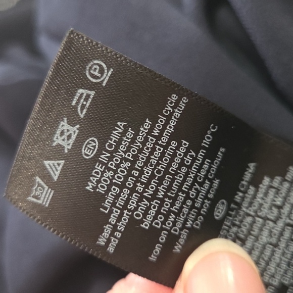 Hobbs Black Dotted Dress | Elegant Shift Midi | Ruffle Sleeve - Picture 8 of 8